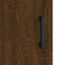 vidaXL - Dressoir - 69,5x34x90 - cm - bewerkt - hout - bruin - eikenkleur