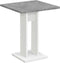 FMD - Eettafel - 70 - cm - betongrijs - en - wit