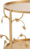 J-Line bijzettafel - metaal - goud - small