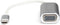 Assmann DA-70837 - USB-C naar VGA adapter - Plug-en-play - Wit Zilver