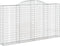 vidaXL - Schanskorven - 5 - st - gewelfd - 300x30x160/180 - cm - ijzer