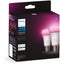 Philips Hue - Slimme Lichtbron E27 - 16 miljoen kleuren - Bluetooth (2 stuks)