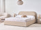 Bed met opbergruimte Bouclé QUILLIEN 160 x 200 cm Beige