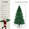 tectake® Kunstkerstboom Dasher - Dichte Kunstkerstboom met Flexibele Takken - 230 cm Groen
