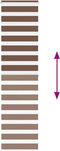 vidaXL - Zebra - rolgordijn - 55x200 - cm - stofbreedte - 50,9 - cm - polyester - bruin