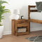 vidaXL - Nachtkastje - met - lade - 39x28x41 - cm - oud - houtkleurig
