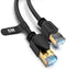 SBVR CAT 8 - Ethernet Kabel - 5 Meter - UTP Kabel - Zwart