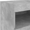 vidaXL - Nachtkastje - met - LED-verlichting - 50x40x45 - cm - betongrijs