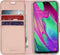 Accezz Samsung Galaxy A40 - Wallet Softcase Bookcase - 3 pashouders - Roze
