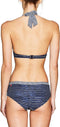 Esprit Bikinibroekje - Hipster-short met grafische print - Navy