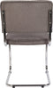 Zuiver Ridge Rib Eetkamerstoelen Grijs - Set van 2