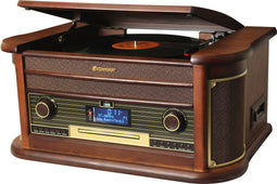 Roadstar HIF-1996D+BT - Retro Music Center - DAB+ Radio Bluetooth USB - Hout