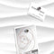 Sigel glasmagneetbord - Artverum - 91x46cm - White Wave - SI-GL260