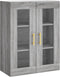 vidaXL - Hangkast - 69,5x34x90 - cm - grijs - sonoma - eikenkleurig