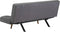 INGARO - Slaapbank 3-zits - Donkergrijs - Polyester