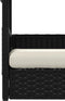 vidaXL - Hondenhok - met - kussen - poly - rattan
