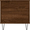vidaXL - Salontafel - 90x44,5x45 - cm - bewerkt - hout - bruin - eikenkleur