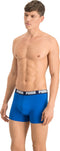 PUMA Basic 2P - Heren Boxershort - Katoen met elastische band - Blauw (2 stuks)