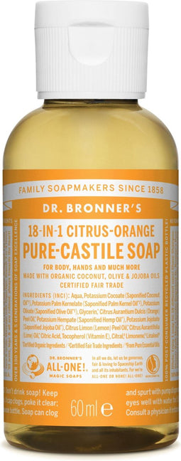 Vloeibare Zeep Dr Bronner's 60 ml Citroenzuur