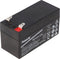 Exide Powerfit S312 / 1,2S PB-loodbatterij 12 volt, 1200 mAh met Faston-contact van 4,8 mm