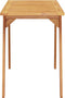 vidaXL Tuintafel 110x56x75 cm massief acaciahout