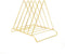 Brieven organizer-metaal goud-Housevitamin