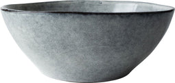 Dutch Rose Serenity Schaal - Serveerschaal - 24cm - Stoneware Handgemaakt - Grijs