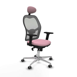 Piqueras y Crespo 2D086G1 - Bureaustoel - Hoofdsteun - Roze