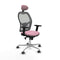 Piqueras y Crespo 2D086G1 - Bureaustoel - Hoofdsteun - Roze