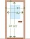 Ki-tec KD22 - Magnetisch Vliegengordijn - Automatisch sluitend - 80x190cm - Zwart