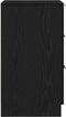 vidaXL - Zwarte - Eiken - Nachtkast - - - 40x65x65 - cm