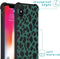 iMoshion Hoesje Geschikt voor iPhone Xs / X Hoesje Met Koord - iMoshion Design Hoesje met Koord - Zwart / Meerkleurig / Groen / Panther Illustration