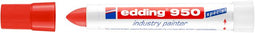Edding - Viltstift edding 950 pasta rond 10mm rood | 10 stuks