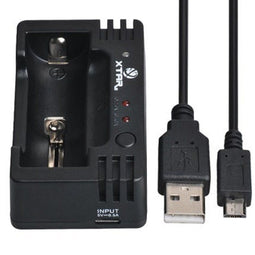 XTAR XP1 - Snellader - 1-slot USB lader voor Li-ion en NiMH batterijen - 34 gram