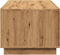 vidaXL - Salontafel - 102x55x43 - cm - bewerkt - hout - artisanaal - eikenkleur