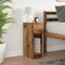 vidaXL - Nachtkastje - met - lade - 20x36x60 - cm - oud - houtkleurig