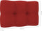 vidaXL - Palletkussens - 2 - st - stof - rood