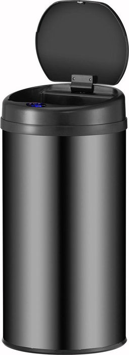 Automatische Prullenbak - Sensorprullenbak - 40 Liter - Zwart - Rond