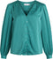Vila Viellette - Blouse V-neck L/s - Groen (2023)