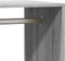vidaXL - Kledingkast - 77x48x102 - cm - bewerkt - hout - gerookt - eikenkleurig