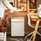 SoBuy ASK03-W - Printerkast - Wielen - Wit