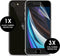 iMoshion Screenprotector Geschikt voor iPhone 7 / 8 / SE (2020) / SE (2022) Inclusief Camera Lens protector - iMoshion Screenprotector Folie 3 Pack + Camera Protector Glas