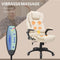 HOMCOM® bureaustoel massage- en warmtefunctie kantoorstoel directiestoel gaming stoel massagestoel m