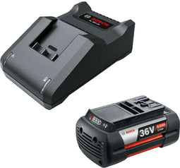 Bosch Starter-Set 36V - Accu GBA 36V 4.0Ah + Oplader AL 36V-20 - POWER FOR ALL (1 pack)