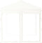 vidaXL - Partytent - inklapbaar - met - zijwanden - 2x2 - m - wit