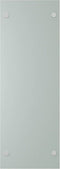 vidaXL - Haardhoutrek - 40x35x100 - cm - gehard - glas - wit