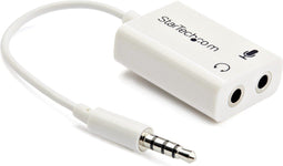 Startech MUYHSMFFADW - Audio Jack Adapter - Jack 3.5 mm x 2 - Wit
