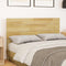 vidaXL - Hoofdbord - 120 cm - massief eikenhout - bruin