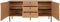 Dressoir Naturel Eiken Fineer - 150x40x74cm - Gewicht 54kg - House Nordic