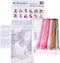 Thea Gouverneur - Borduurpakket met telpatroon - 742A - Voorgesorteerde DMC Garens - Sweet as Sugar - Aida - 31 cm x 30 cm - DIY Kit
